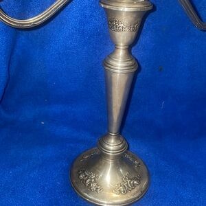 Gorham Sterling silver Ornate Silver Three-Arm Candleabra 890 1 pair